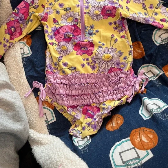 B 3   Ruffle Butts Rash Guard - Picture 2 of 6